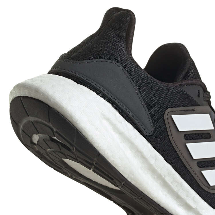 adidas Pureboost 22 GS Kids Running Shoes, Black/White, rebel_hi-res