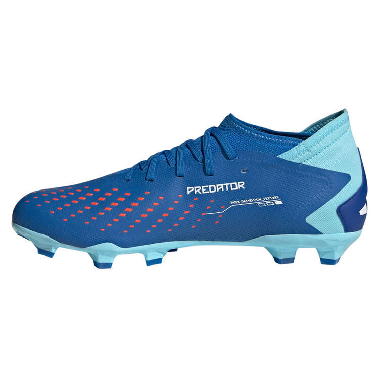 adidas Predator Accuracy .3 Football Boots, Blue/White, rebel_hi-res