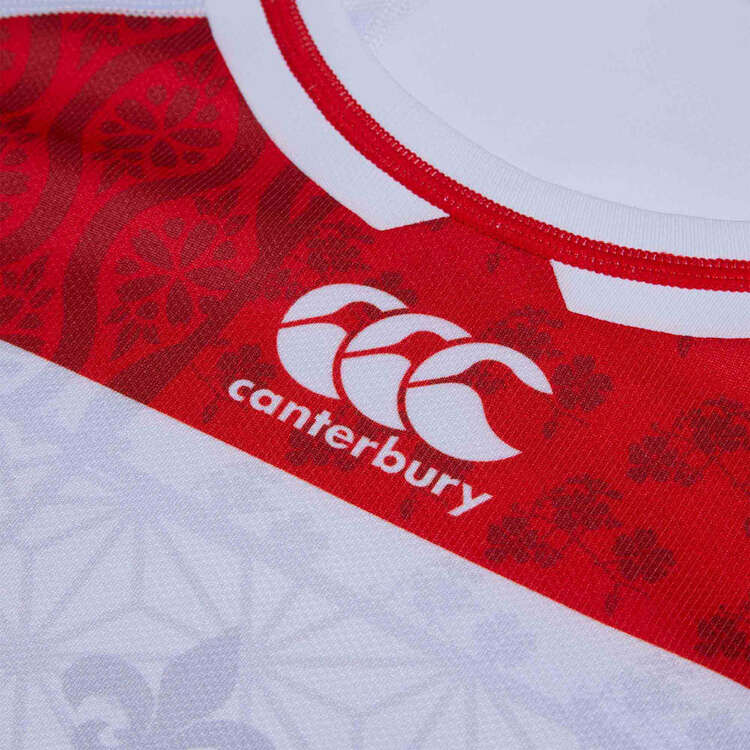 Japan 2023 Mens Home Rugby Jersey, Red/White, rebel_hi-res