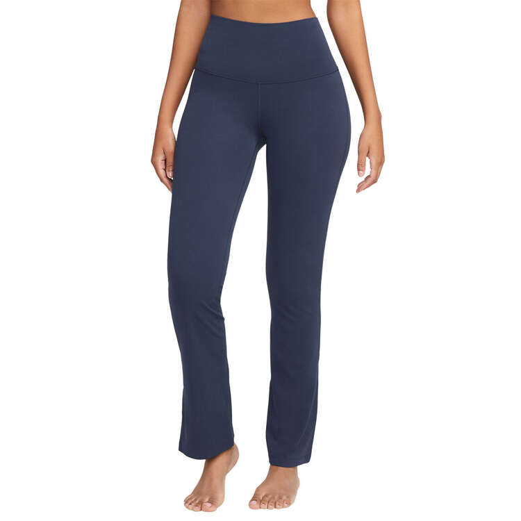 Nike Yoga Womens Dri-FIT Luxe Pants, Blue, rebel_hi-res