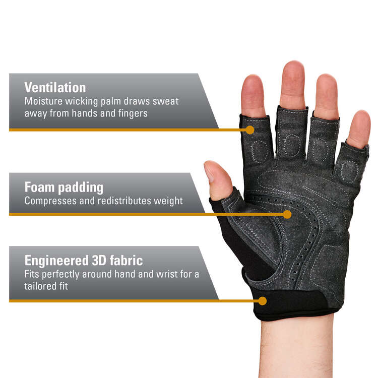 Harbinger BioFlex Elite Glove Grey S, Grey, rebel_hi-res