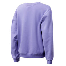 Running Bare Womens Legacy Crew Sweater, Purple, rebel_hi-res
