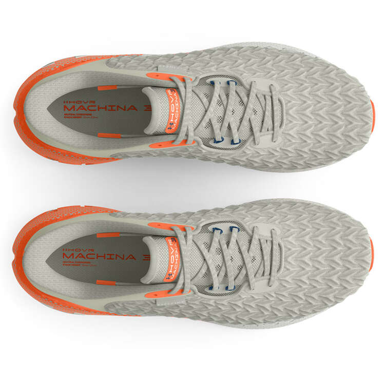 Under Armour HOVR Machina 3 Clone Mens Running Shoes Khaki/Orange US 11, Khaki/Orange, rebel_hi-res