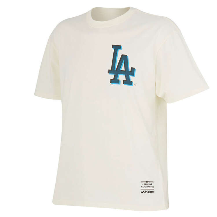 Los Angeles Dodgers 2024 Mens Neon Tee White S, White, rebel_hi-res