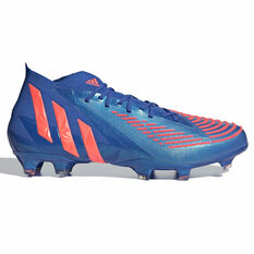 adidas Predator Edge .1 Football Boots Blue/Red US Mens 5 / Womens 6, Blue/Red, rebel_hi-res