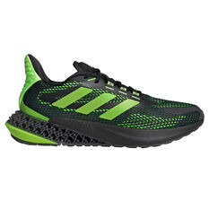 adidas 4DFWD Pulse Mens Running Shoes Black/Green US 7, Black/Green, rebel_hi-res