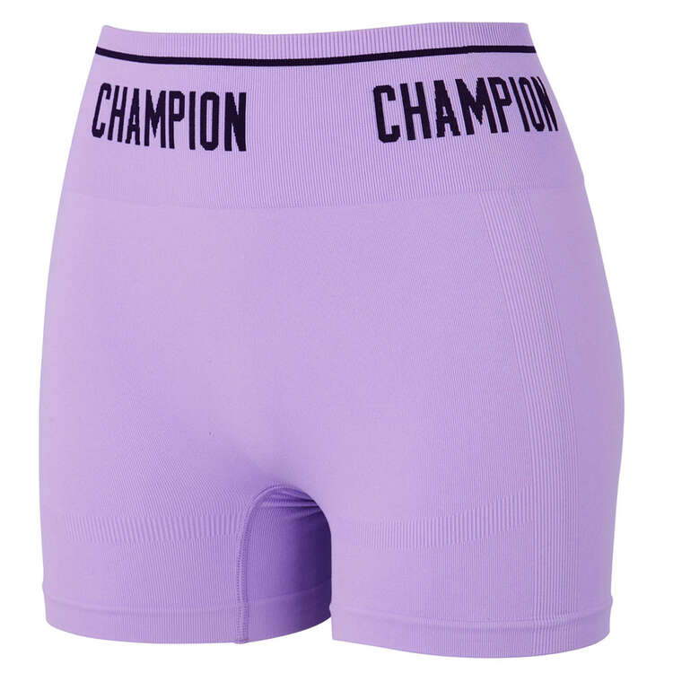 Champion Womens Rochester Flex Shortie Tights Purple XS, Purple, rebel_hi-res