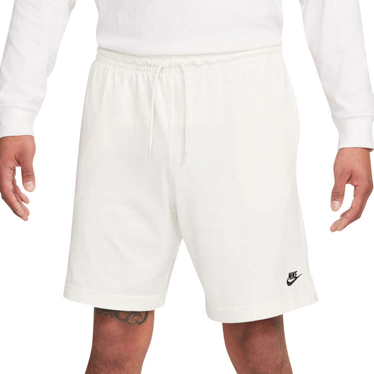 Nike Mens Club Knit Shorts White XS, White, rebel_hi-res