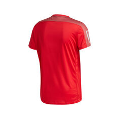 adidas Mens Own The Run Tee Red S, Red, rebel_hi-res