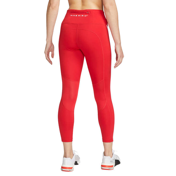 Nike Air Womens Fast Mid-Rise 7/8 Running Tights, Red, rebel_hi-res