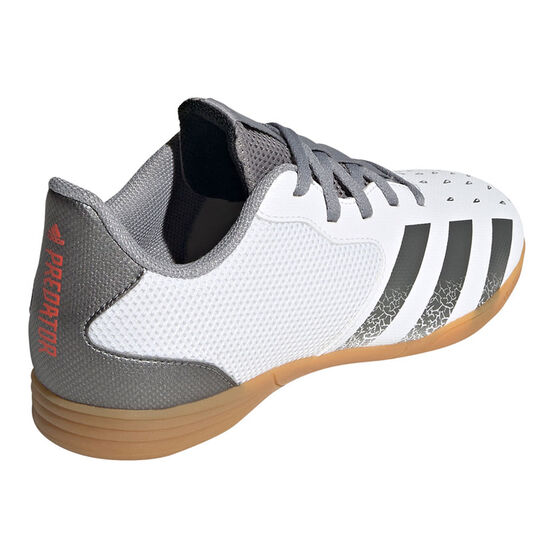 adidas Predator Freak .4 Sala Kids Indoor Soccer Shoes, White/Red, rebel_hi-res