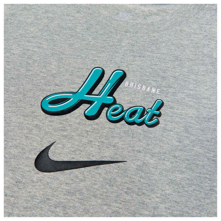 Nike Youth Brisbane Heat Graphic Tee Grey XS, Grey, rebel_hi-res