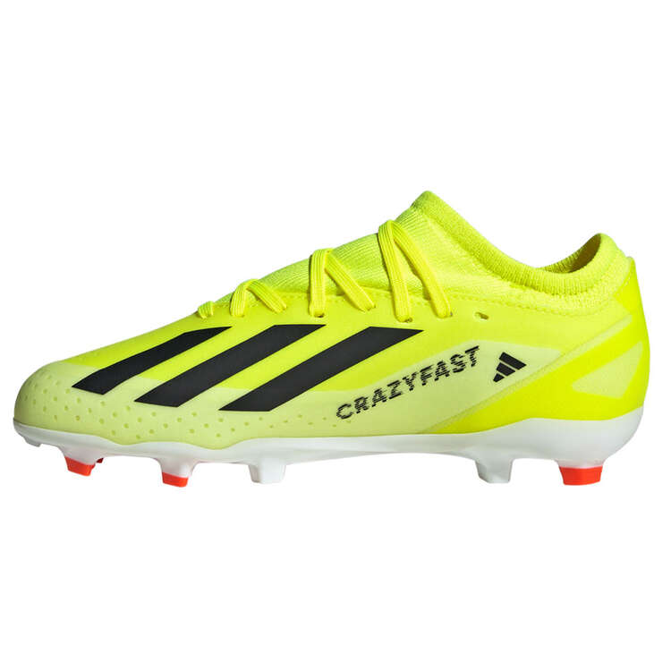 adidas X Crazyfast League Kids Football Boots Yellow/Black US 12, Yellow/Black, rebel_hi-res