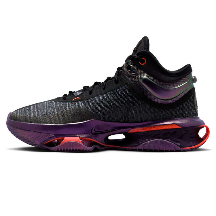 Nike Air Zoom G.T. Jump 2 Greater Than Ever Basketball Shoes Black/Grey US Mens 8 / Womens 9.5, Black/Grey, rebel_hi-res