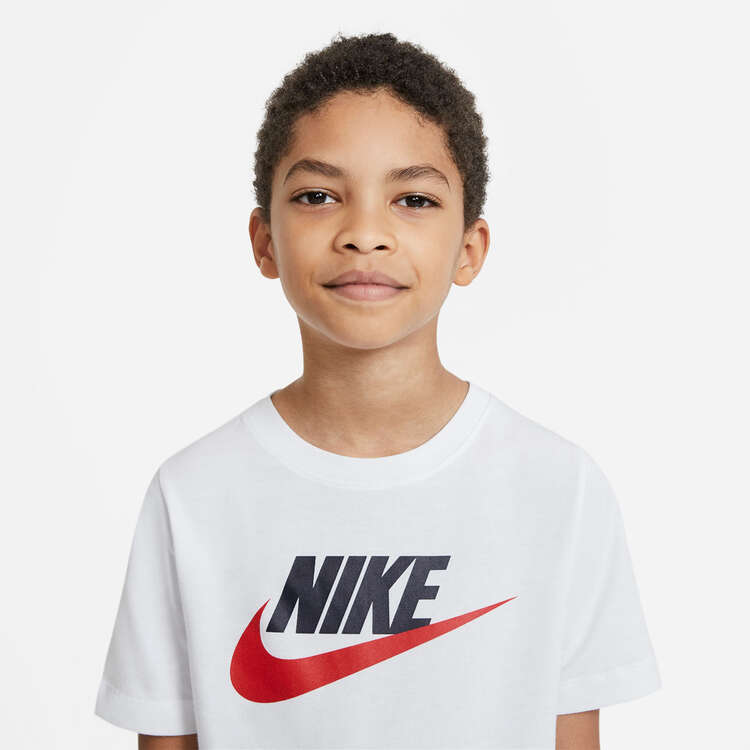 Nike Boys Sportswear Futura Icon Tee, White, rebel_hi-res