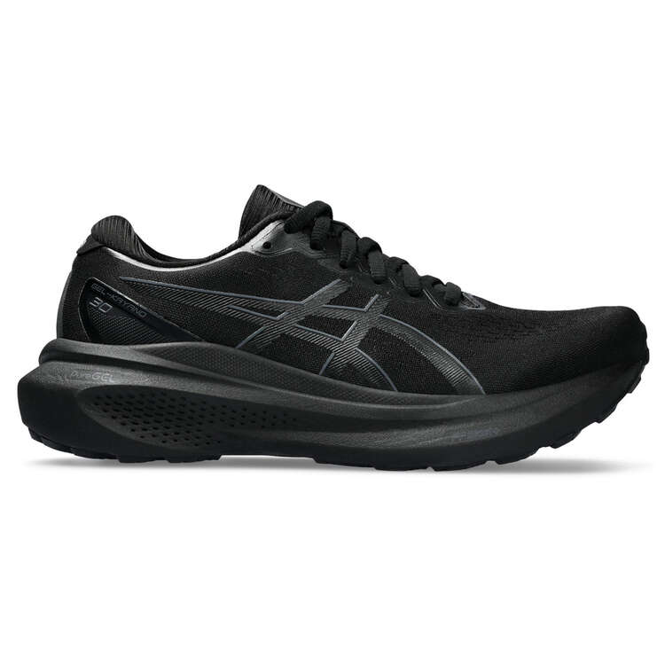 Asics GEL Kayano 30 Womens Running Shoes Black US 6, Black, rebel_hi-res