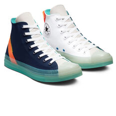 Converse Chuck Taylor All Star CX Pop Bright Casual Shoes, White/Navy, rebel_hi-res