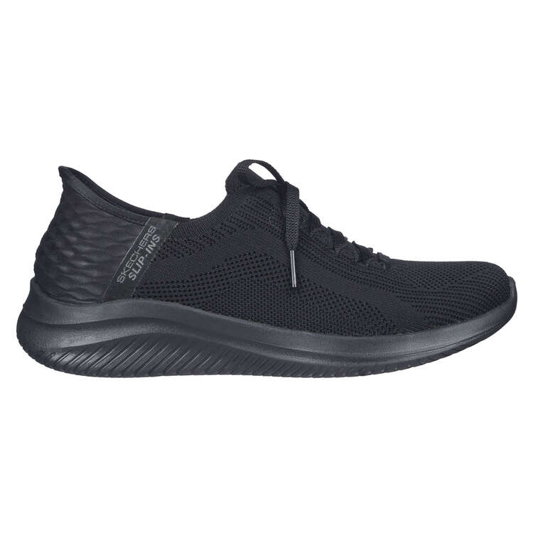 Skechers Slip-Ins Ultra Flex 3.0 Womens Walking Shoes, Black, rebel_hi-res