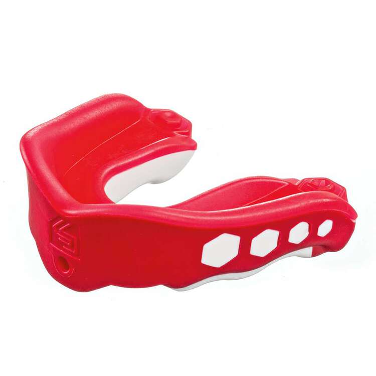 Shock Doctor Gel Max Fruit Punch Flavour Fusion Adult Mouthguard, Red, rebel_hi-res