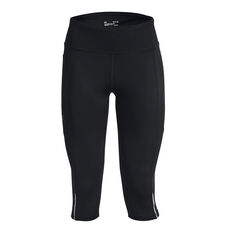Under Armour Womens Fly Fast 3.0 Speed Capri Tights, Black, rebel_hi-res