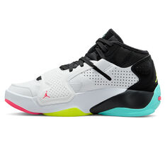 Jordan Zion 2 Kids Basketball Shoes White/Volt US 4, White/Volt, rebel_hi-res