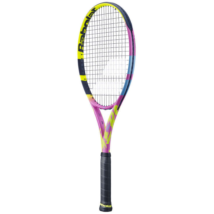 Babolat Pureaero Rafa Tennis Racquet Yellow/Pink 4 1/4 inch, Yellow/Pink, rebel_hi-res