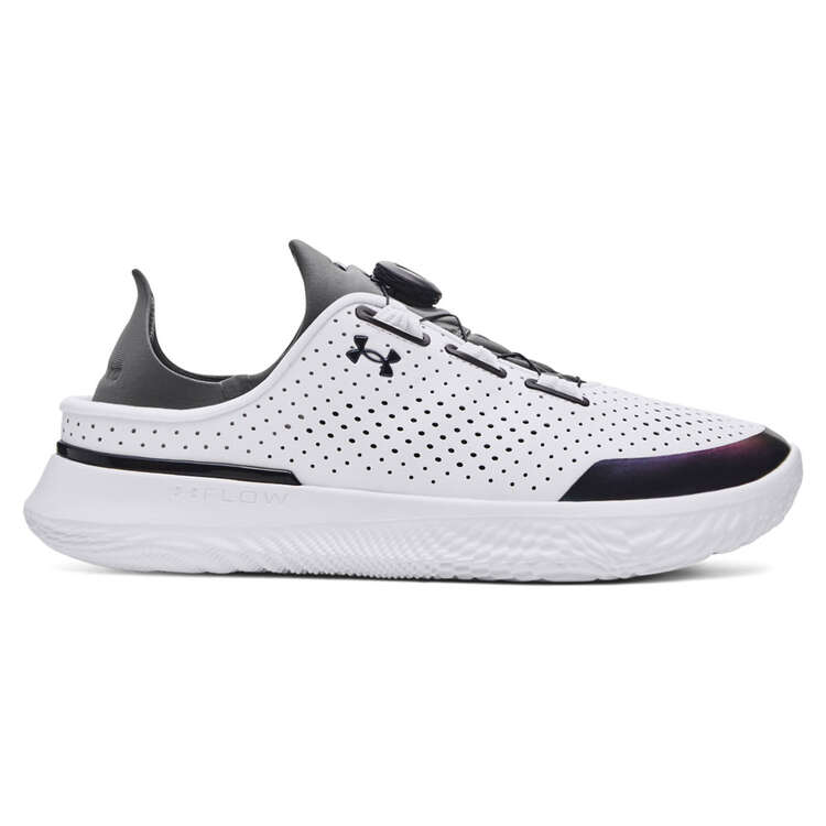 Under Armour SlipSpeed Mens Training Shoes, White/Grey, rebel_hi-res