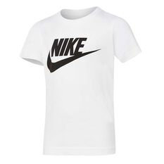 Nike Boys Futura Tee White / Black 4, White / Black, rebel_hi-res