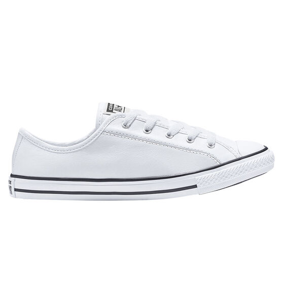 Converse Taylor Dainty Low Leather Womens Casual Shoes White US 10 Rebel Sport