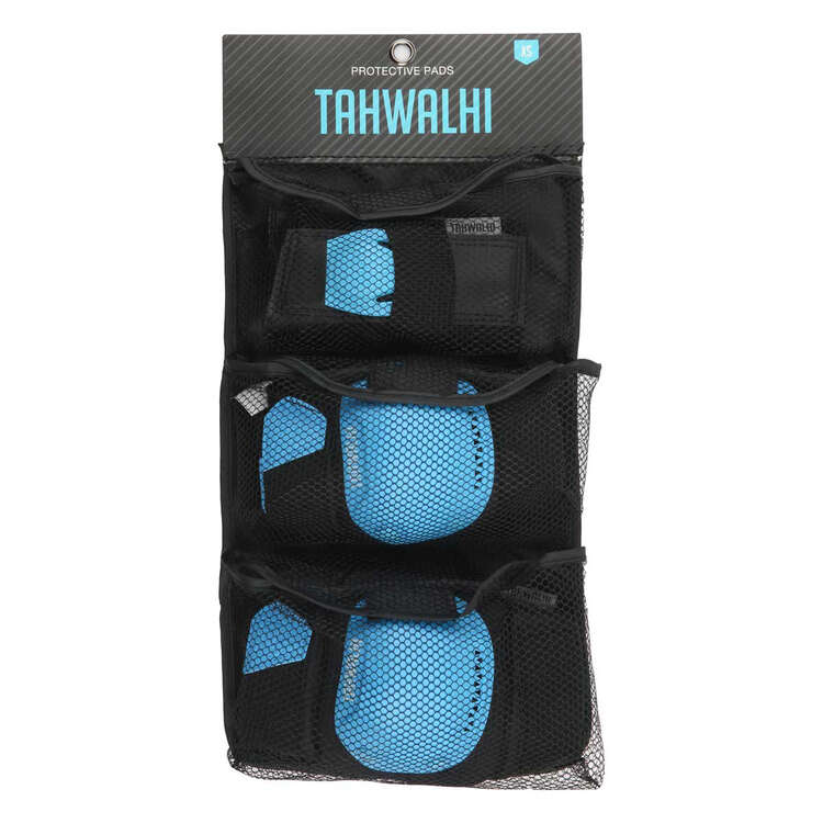 Tahwalhi 3 Piece Safety Pads, Blue, rebel_hi-res