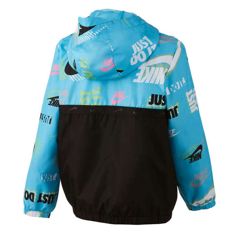 Nike Boys Half Zip Anorak Jacket Blue 6, Blue, rebel_hi-res