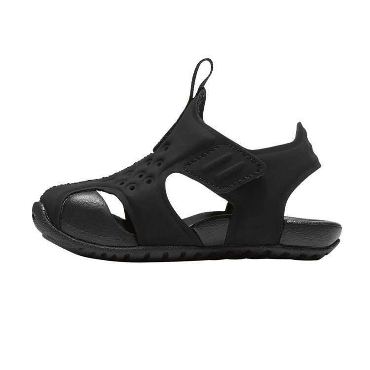 Nike Sunray Protect 2 Toddler Shoes Black / White US 2, Black / White, rebel_hi-res