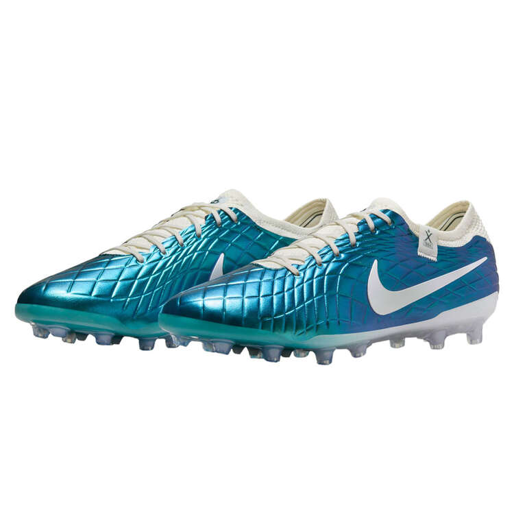 Nike Tiempo Legend 10 Elite AG Football Boots, Teal, rebel_hi-res