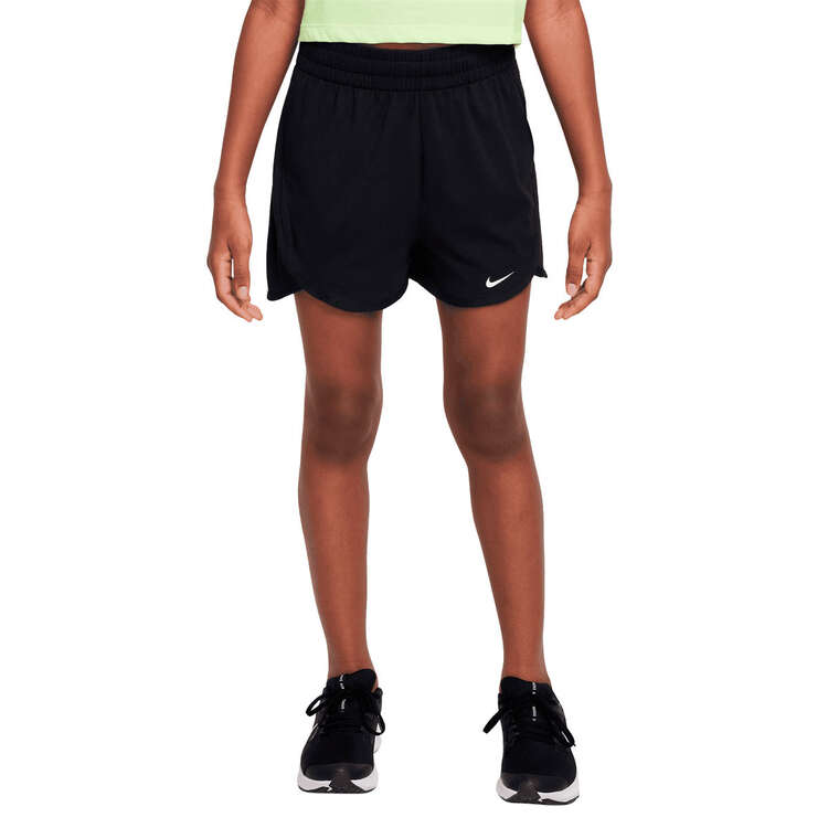 Nike Girls Dri-FIT Breezy High Rise Shorts, Black, rebel_hi-res