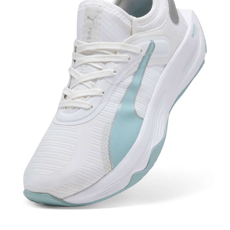 Puma XX Nitro Womens Training Shoes, White/Blue, rebel_hi-res