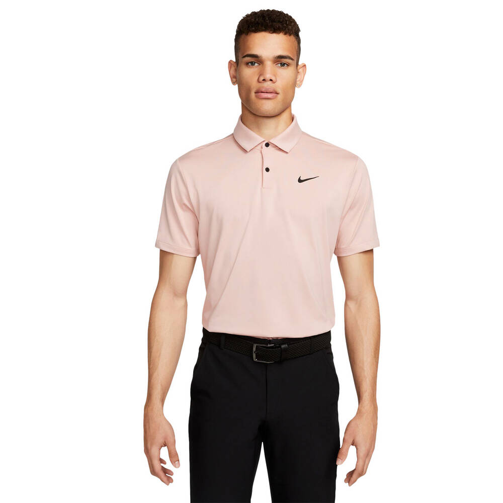 Nike Mens Dri-FIT Tour Solid Golf Polo Pink XXL | Rebel Sport