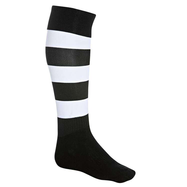 Burley Football Socks, Royal  /  white, rebel_hi-res