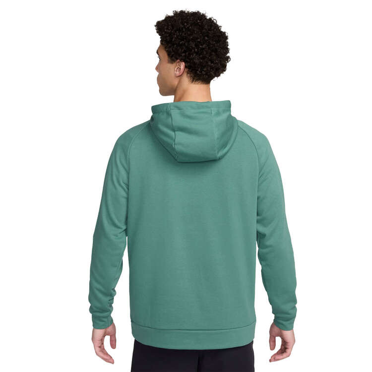 Nike Mens Dry Graphic Pullover Fitness Hoodie, Green, rebel_hi-res