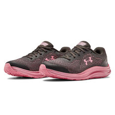 Under Armour Liquify GS Kids Running Shoes Grey / Pink US 4, Grey / Pink, rebel_hi-res