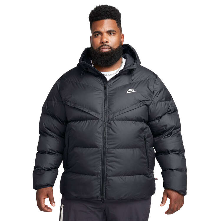 Nike Men's Storm-FIT PrimaLoft Hooded Puffer Jacket. Black XS, Black, rebel_hi-res