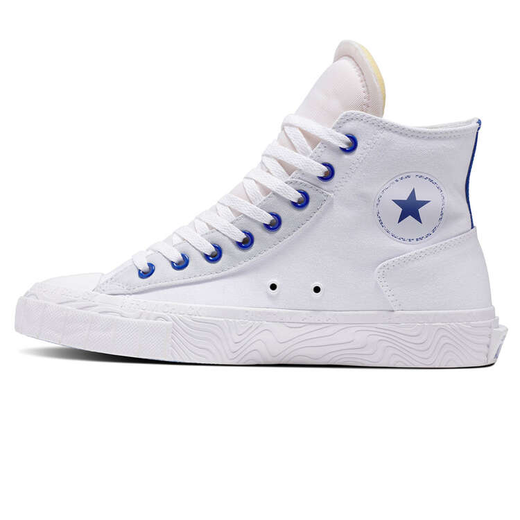 Converse Chuck Taylor All Star Retro Sport Mens Casual Shoes, White/Blue, rebel_hi-res