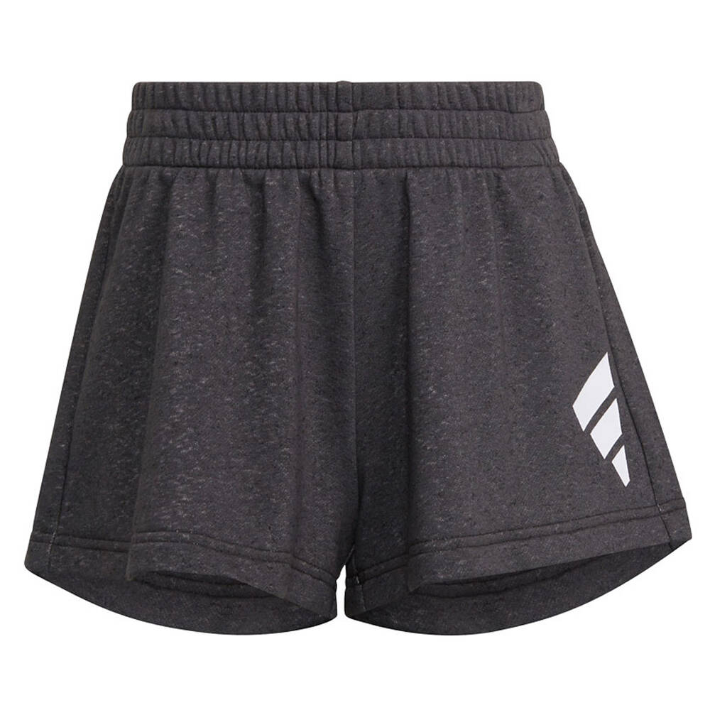 adidas Girls Future Icon 3 Stripe Cotton Shorts | Rebel Sport