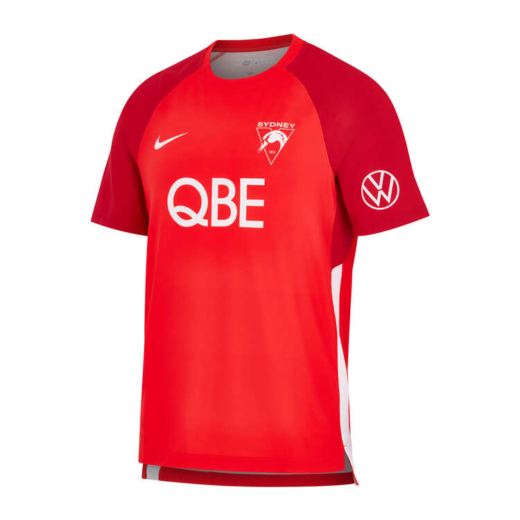 Sydney Swans 2024 Mens Training Tee, Red, rebel_hi-res