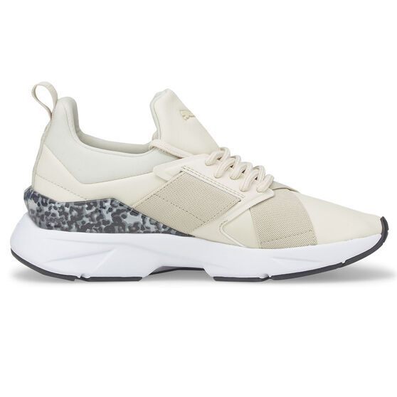 Puma Muse X5 Leo Womens Casual Shoes, Grey/White, rebel_hi-res