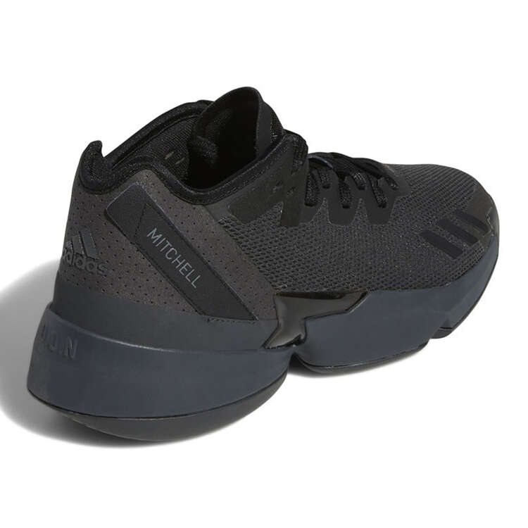 adidas D.O.N. Issue 4 Basketball Shoes, Black/Grey, rebel_hi-res