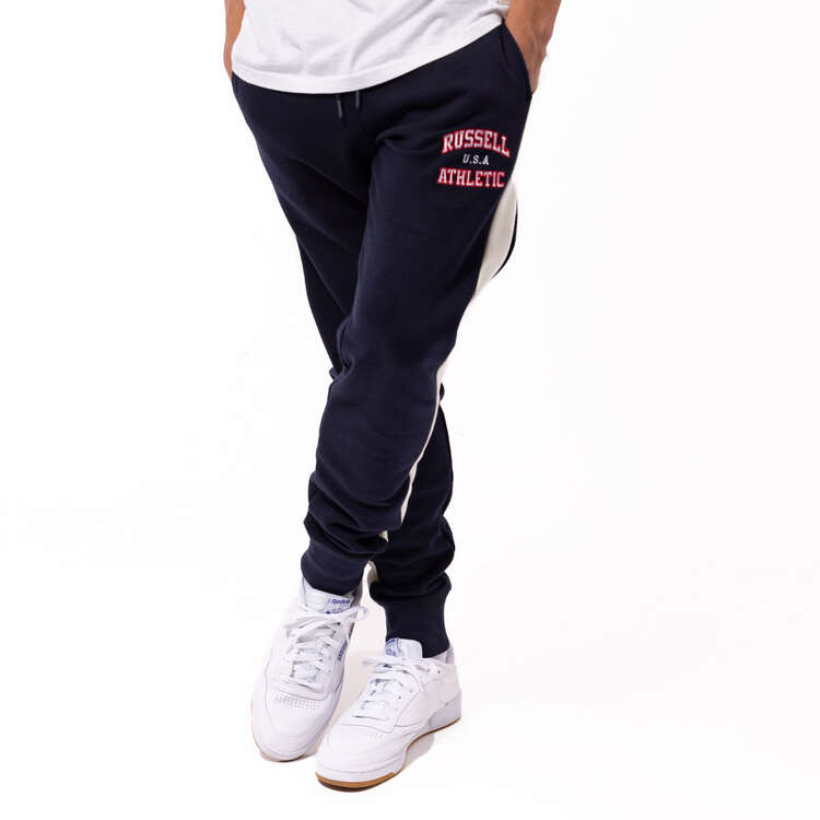Russell Athletic Mens Small Arch Trackpants, Navy, rebel_hi-res