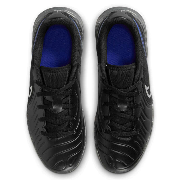 Nike Tiempo Legend 10 Club Kids Indoor Soccer Shoes, Black/Silver, rebel_hi-res
