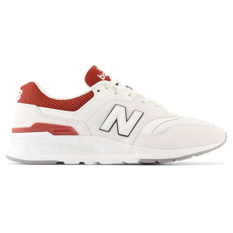 New Balance 997H V1 Mens Casual Shoes, White/Red, rebel_hi-res
