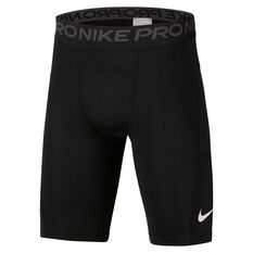 Nike Pro Boys Shorts Black / White XS, Black / White, rebel_hi-res