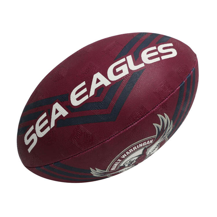 Steeden NRL Manly Warringah Sea Eagles Supporter Ball 11-inch, , rebel_hi-res
